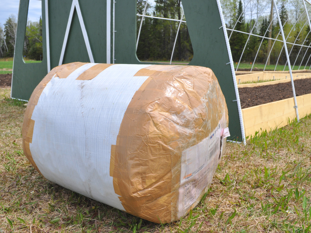 Modular Rebar GreenHouse - poly roll